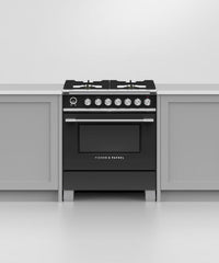 Fisher & Paykel-Black-Dual Fuel OR30SCG6B1