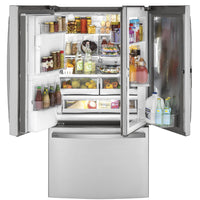 GE Profile-Stainless Steel-French 3-Door PYD22KYNFS