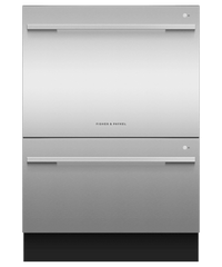Fisher & Paykel-Stainless Steel-Top Controls Double Drawer-DD24DDFTX9 DD24DDFTX9N