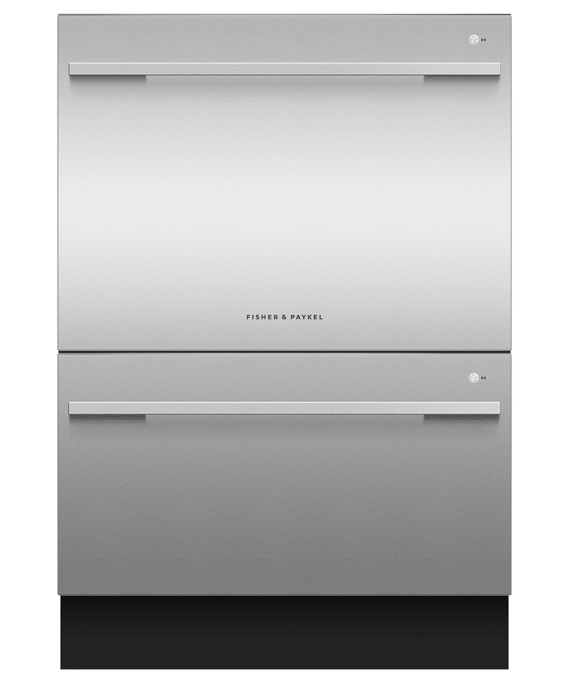 Fisher & Paykel-Stainless Steel-Top Controls Double Drawer-DD24DDFTX9 DD24DDFTX9N