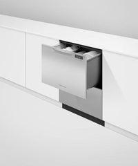 Fisher & Paykel-Stainless Steel-Front Controls Double Drawer-DD24DCTX9 DD24DCTX9N