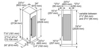 Thermador-Panel Ready-61-120 Bottles T24IW905SP