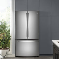 GE Profile-Stainless Steel-French 3-Door PWE23KYNFS