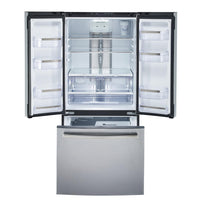 GE Profile-Stainless Steel-French 3-Door PNE25NSLKSS