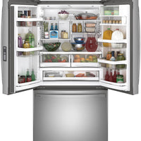 GE Profile-Stainless Steel-French 3-Door PWE23KYNFS
