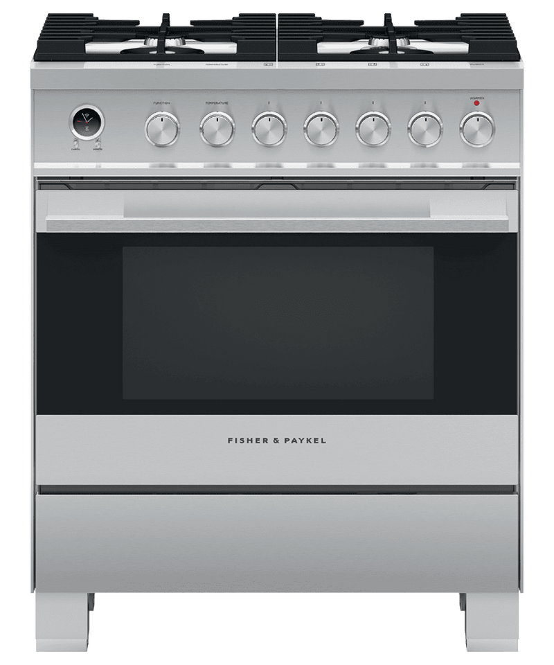 Fisher & Paykel-Stainless Steel-Dual Fuel OR30SDG6X1