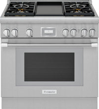 Thermador-Stainless Steel-Gas PRG364WDH