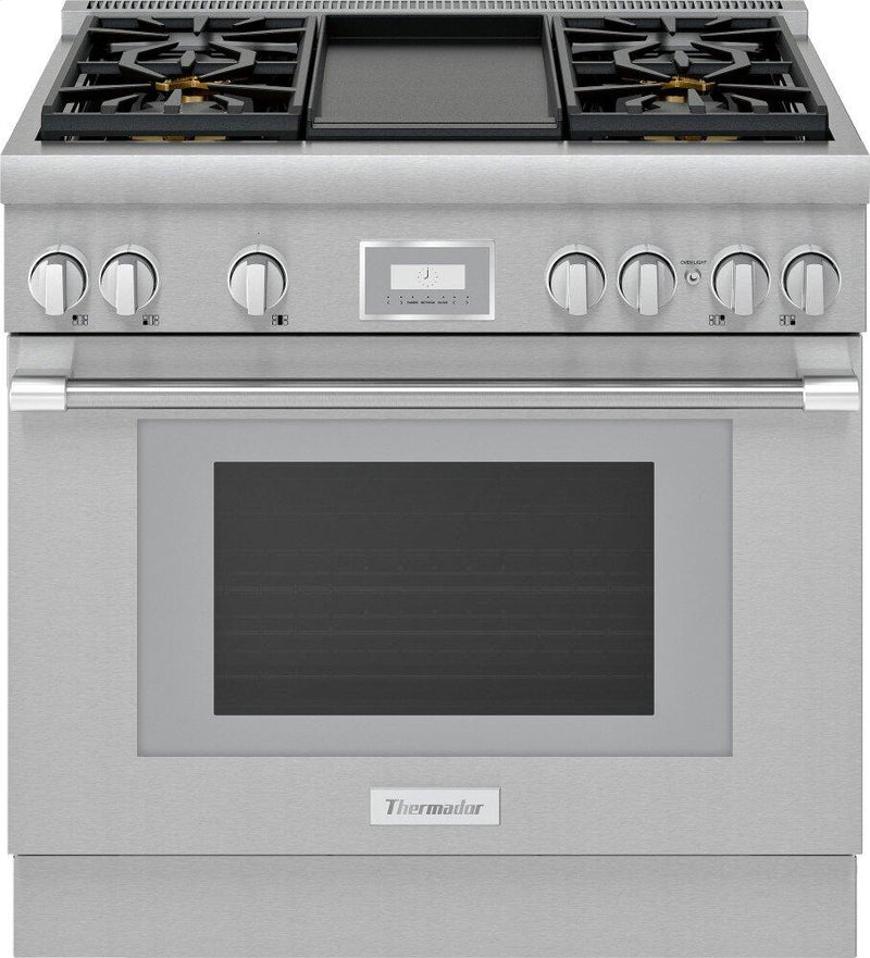 Thermador-Stainless Steel-Gas PRG364WDH