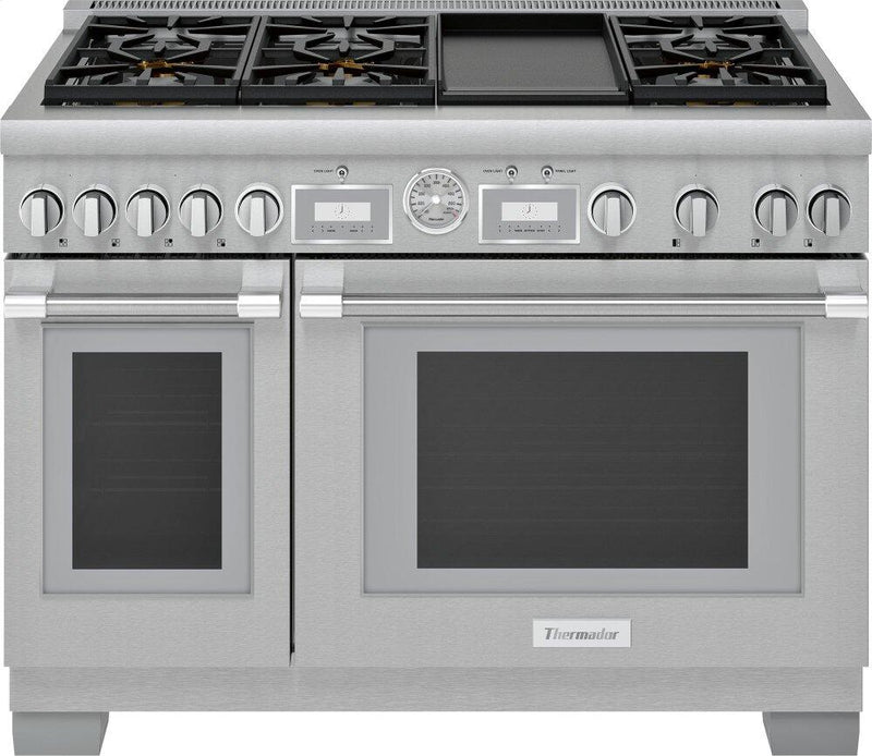 Thermador-Stainless Steel-Dual Fuel PRD486WDGC