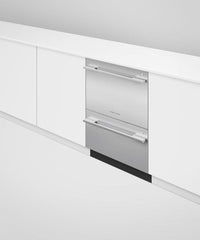 Fisher & Paykel-Stainless Steel-Top Controls Double Drawer-DD24DDFTX9 DD24DDFTX9N