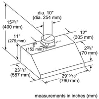 Thermador-Stainless Steel-Range Hoods HMWB30WS
