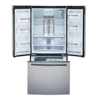 GE Profile-Stainless Steel-French 3-Door PNE21NSLKSS