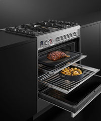 Fisher & Paykel-Stainless Steel-Dual Fuel OR36SDG6X1