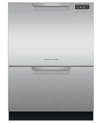 Fisher & Paykel-Stainless Steel-Front Controls Double Drawer-DD24DCTX9 DD24DCTX9N