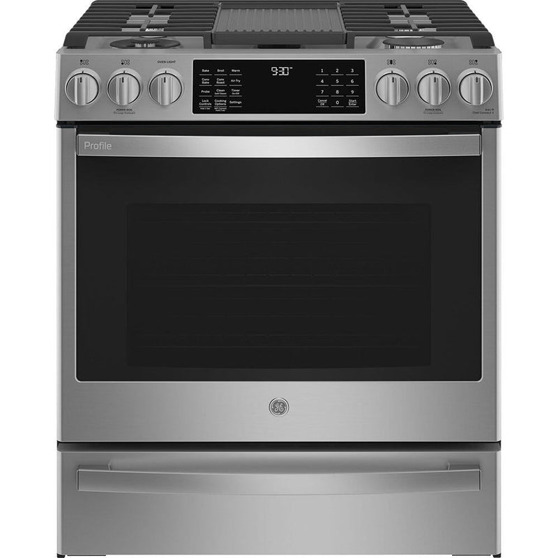 GE Profile-Stainless Steel-Dual Fuel PC2S930YPFS