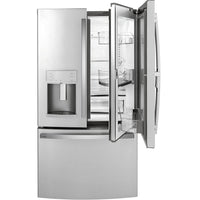 GE Profile-Stainless Steel-French 3-Door PYD22KYNFS