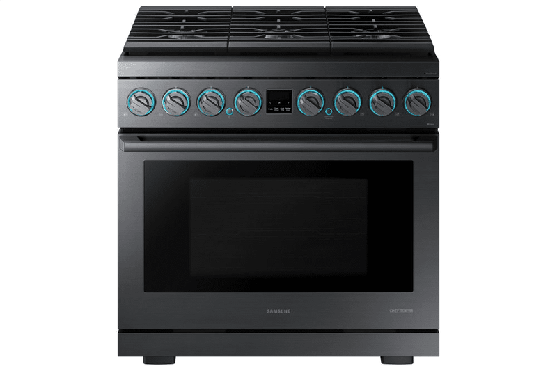 Samsung-Black Stainless-Dual Fuel NY36R9966PM/AA