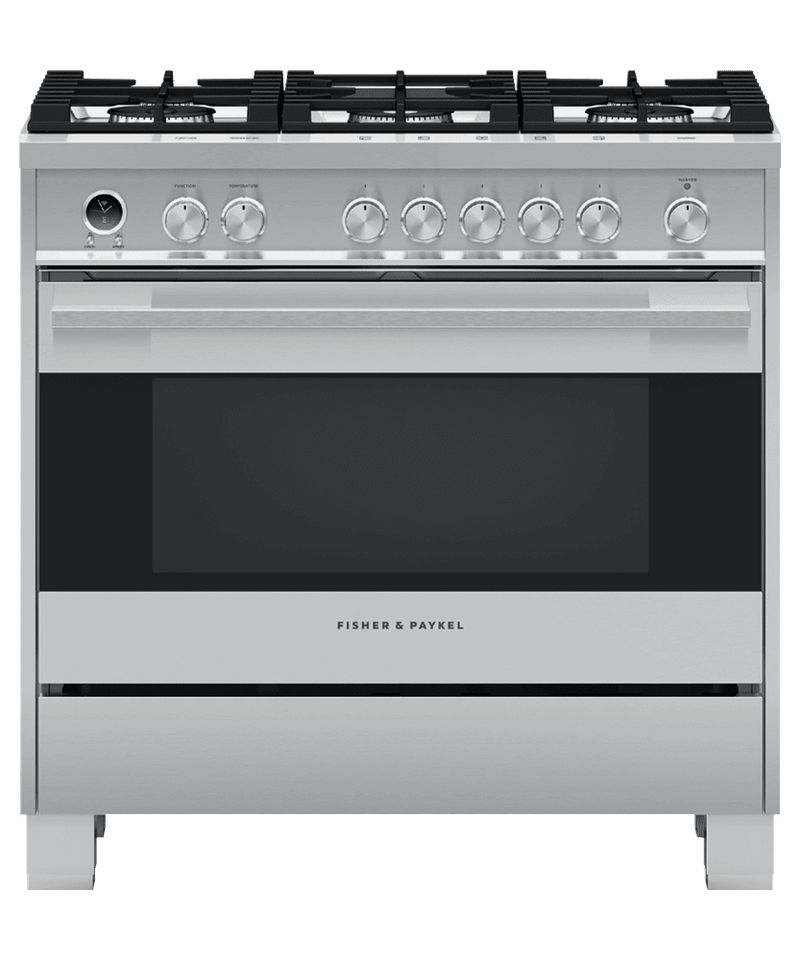 Fisher & Paykel-Stainless Steel-Dual Fuel OR36SDG6X1