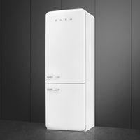 Smeg-White-Bottom Freezer FAB38URWH