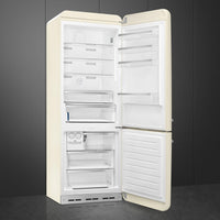 Smeg-Beige-Bottom Freezer FAB38URCR