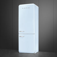 Smeg-Blue-Bottom Freezer FAB38URPB
