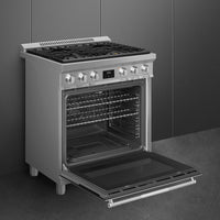 Smeg-Stainless Steel-Gas SPR30UGGX