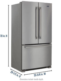Maytag-Stainless Steel-French 3-Door MFC2062FEZ