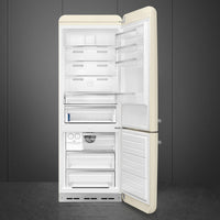 Smeg-Beige-Bottom Freezer FAB38URCR