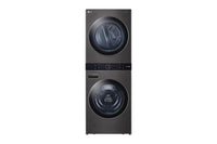 LG-Black Stainless Steel-Stacked Washer/Dryer WKEX200HBA