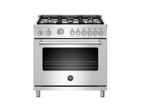 Bertazzoni-Stainless Steel-Gas MAST366GASXT
