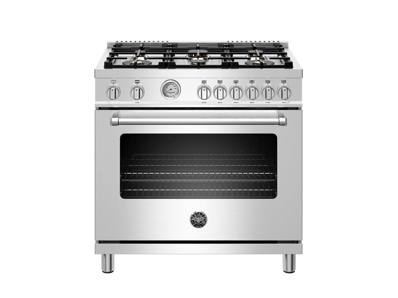 Bertazzoni-Stainless Steel-Gas MAST366GASXT