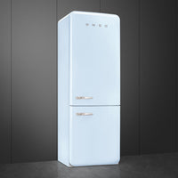 Smeg-Blue-Bottom Freezer FAB38URPB