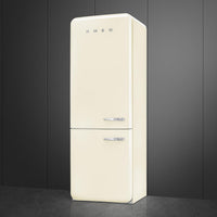 Smeg-Beige-Bottom Freezer FAB38ULCR