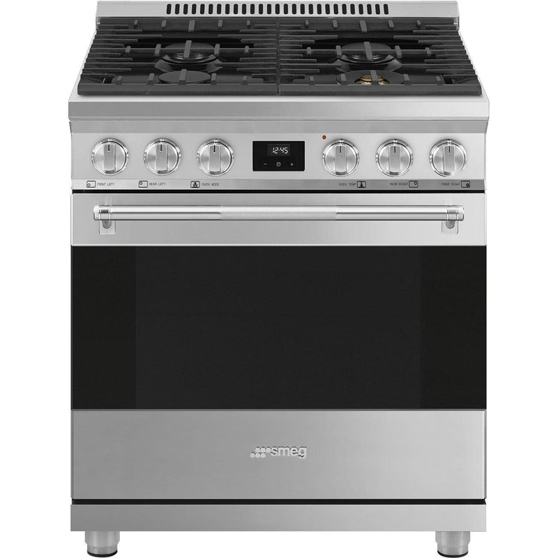 Smeg-Stainless Steel-Gas SPR30UGGX