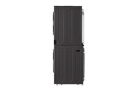 LG-Black Stainless Steel-Stacked Washer/Dryer WKEX200HBA
