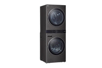 LG-Black Stainless Steel-Stacked Washer/Dryer WKEX200HBA