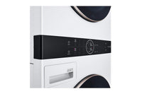 LG-White-Stacked Washer/Dryer WKE100HWA