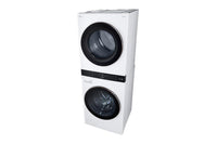 LG-White-Stacked Washer/Dryer WKE100HWA