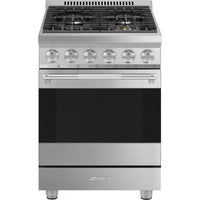 Smeg-Stainless Steel-Gas SPR24UGGX