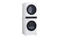 LG-White-Stacked Washer/Dryer WKE100HWA
