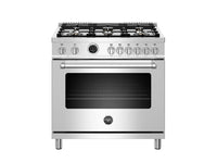 Bertazzoni-Stainless Steel-Dual Fuel MAST366DFSXT