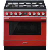 Smeg-Red-Dual Fuel CPF36UGMR