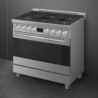 Smeg-Stainless Steel-Dual Fuel SPR36UGMX