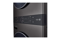 LG-Black Stainless Steel-Stacked Washer/Dryer WKEX200HBA