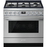Smeg-Stainless Steel-Dual Fuel CPF36UGMX