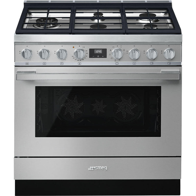 Smeg-Stainless Steel-Dual Fuel CPF36UGMX