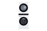 LG-White-Stacked Washer/Dryer WKE100HWA