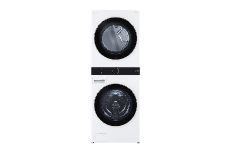 LG-White-Stacked Washer/Dryer WKE100HWA