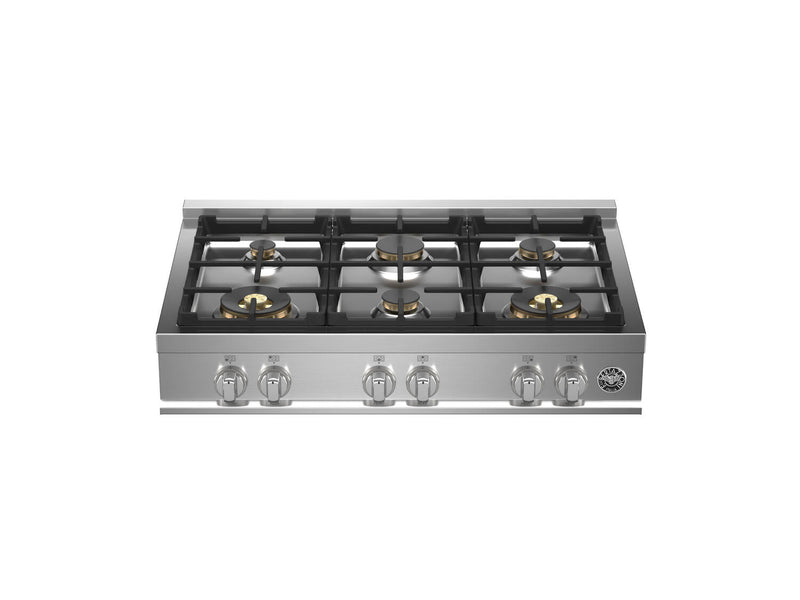 Bertazzoni-Stainless Steel-Gas MAST366RTBXT
