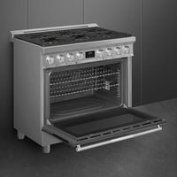 Smeg-Stainless Steel-Dual Fuel SPR36UGMX